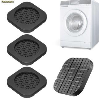 [COD] THEHOMECO 4 Miếng đệm chân chống rung, Tấm lót chân máy giặt nâng cao chống sốc, Bộ giảm chấn im lặng Thảm cao su nội thất chống trượt Thảm cao su Máy giặt Tủ lạnh