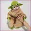 YT4 0-6 Tháng Tuổi Trẻ Sơ Sinh Turban Sơ Sinh Cosplay Chiến Tranh Giữa Các Vì Sao Bé Yoda Trang Phục Áo Len Bộ Mũ Yoda Trang Phục Hóa Trang Ảnh