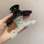 Kẹp tóc SHUPUN Chấm bi, Móng vuốt tóc nơ chống trượt phong cách Hàn Quốc, Thời trang giữ chắc chắn Kẹp cá mập lớn Mặc hàng ngày