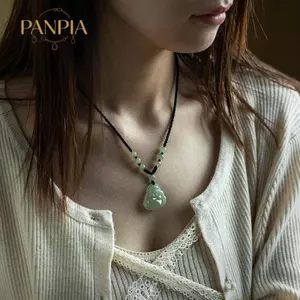 PNPIA- Mặt dây chuyền Maitreya Nelace cho nữ Ý nghĩa Luy Wealth Trang sức Quà tặng lý tưởng cho Ngày của Mẹ