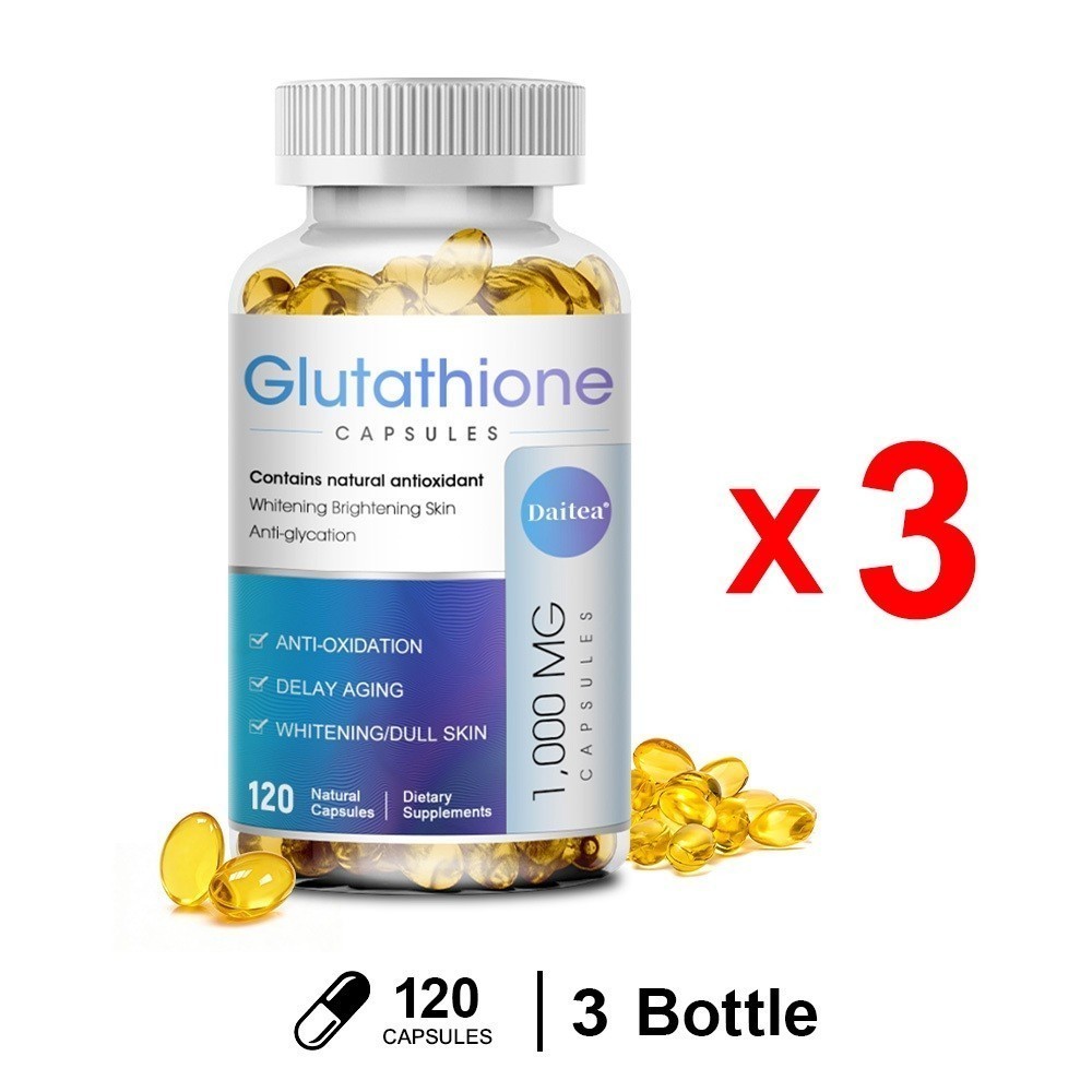 daitea glutathione Viên Uống Làm Trắng Da Daitea Glutathione - Cho Làn Da đẹp Rạng Rỡ - Chống  Oxy Hóa Và Thải độc