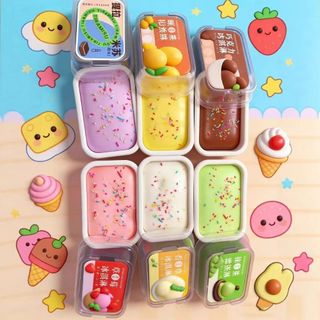 SENRTY Đồ chơi squishy bánh mì mô phỏng, bóp mềm phục hồi chậm, giảm căng thẳng 3D handmade, nhào nặn fidget