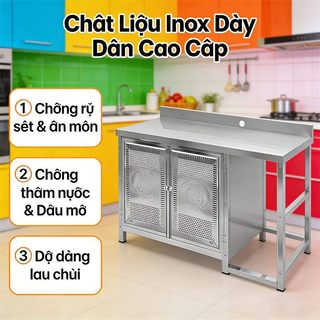 Kệ để bếp gas inox 304 cao cấp Tủ bếp bền bỉ Kệ nhà bếp đa năng thông minh