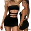 Váy Mini nữ không tay quây có ống Bodycon