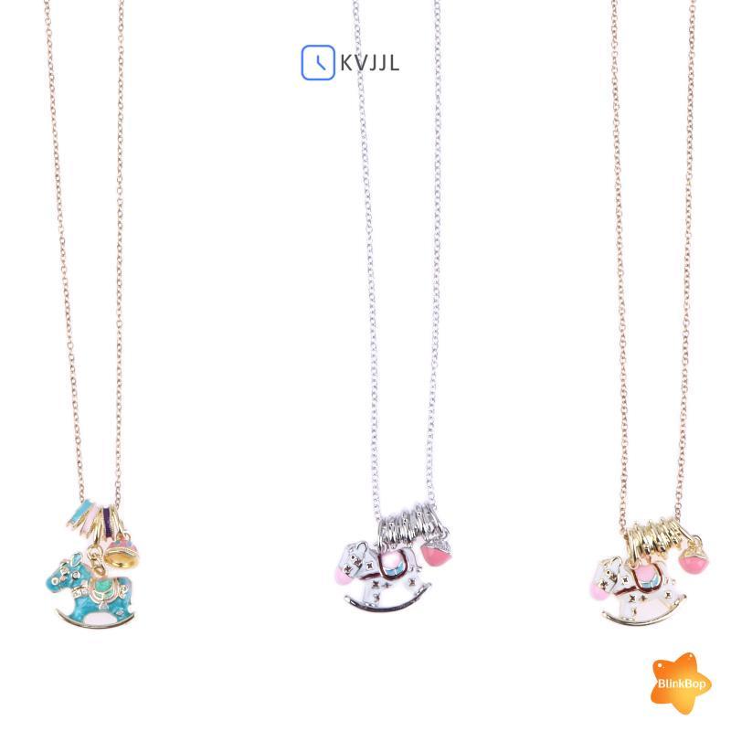 [KvJJL-t] Men Roing Horse Nelace dành cho nữ Mặt dây chuyền ngựa Trojan quyến rũ dễ thương Phong cách cổ điển Trang sức hàng ngày mới