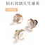 Tay Cầm Ánh Sáng Sang Trọng Tủ Cửa Tủ Quần Áo Tay Cầm Hợp Kim Kẽm Màu Champagne Tay Nắm Cửa Phong Cách Bắc Âu Tay Cầm Pha Lê Một Lỗ BQ2C