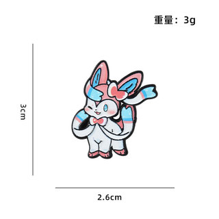 9 Cái / bộ Hoạt Hình Pokémon Eevee Huy Hiệu Túi Đựng Bút Chì & Trâm Trang Trí