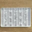 FAVORITEGOODS Dụng cụ làm móng bằng silicon DIY, Hoa văn hoa Khuôn làm móng bằng silicon hoa mộc lan, Khắc ba chiều Trang trí móng tay nghệ thuật Khuôn thiết kế móng tay cánh hoa