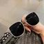 Phiên bản Hàn Quốc Kính râm GM Nữ Chống tia cực tím ins Mặt to Ôm hơn Mặt tròn Chụp ảnh đường phố Kính râm độ phân giải cao Nữ Influencer Classy 26.