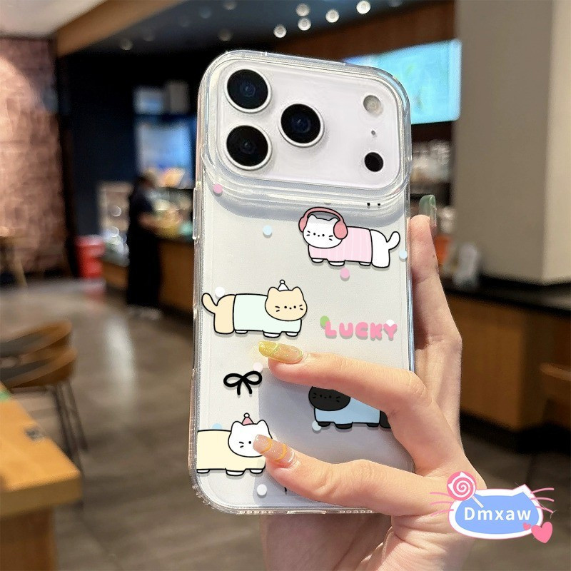 Ốp Điện Thoại Kem Trắng Hình Thú Graffiti Dễ Thương Cho iQOO Z10 Z10X Z9 Turbo Pro Plus Z9X Z9S Z8 Z8X Z7 Z7i Z7X Z6 Lite Z5X Z5 Z3 Z1 5G 4G Phim Hoạt Hình Chó Mèo Vỏ Mềm