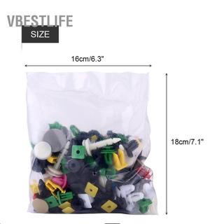 VBESTLIFE KIMISS 200 Chiếc Các Loại Nhựa Cửa Ô Tô Viền Kẹp Ốp Lưng Dây Giữ Đinh Tán Bộ Pin Nhấn