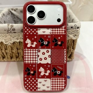 Ốp Điện Thoại Thích Hợp Cho iPhone 7 8 X XS XR XSMAX 11 12 13 14 15 16 17 Pro max Plus Air ins Style Năm Mới Pony Chống Sốc Vỏ Bảo Vệ Chống Sốc Bao Gồm Tất Cả XZBV