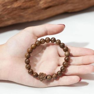 Vòng Trầm Hoa Sen - Trầm Tốc Quảng Nam mix Hoa Sen Trầm - Trầm Hương Yên Lộc