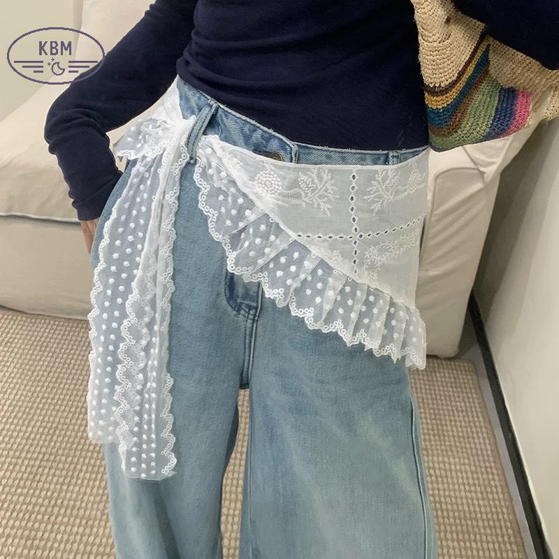 Khăn Trùm Đầu Ren Tam Giác Phong Cách Phương Tây - Đa Năng Thời Trang