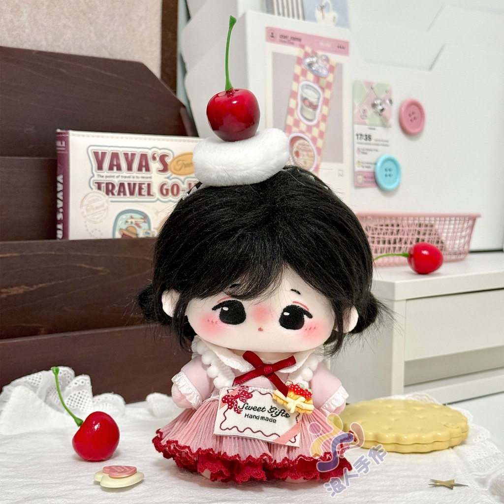 10Cm Quần Áo Bé Dễ Thương Bánh Váy Phù Hợp Với 10Cm Cotton Búp Bê Quần Áo Anh Đào Bánh Nhỏ Búp Bê Trang Phục 3.2