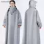 NS Dày Nâng Cấp Người Lớn Chống Thấm Nước Áo Mưa Xe Máy Điện Một Mảnh Kéo Dài Poncho Dành Cho Nam Nữ Chống Thấm Nước Đi Xe Gear NS