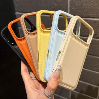 Vỏ rắn Ins Hàn Quốc cho iPhone 17 Air 11 16 15 14 13 12 Pro Xs Max XR X Vỏ da Vỏ điện thoại TPU mềm Vỏ bảo vệ mặt sau được trang bị