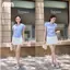 Áo Polo cộc tay cổ V Cotton dệt kim xếp ly eo PL01 MỊN VN thanh lịch
