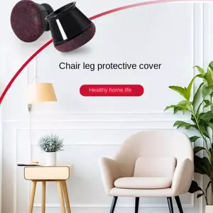 Vỏ bọc chân ghế DELMER, Bọc nỉ đáy bảo vệ sàn Vỏ bọc nắp ghế, Im lặng dày chống trượt Giảm tiếng ồn Chân ghế Bảo vệ sàn Chân đồ nội thất