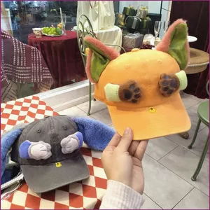 YT4 Zootopia 2 Judy Hopps Mũ Bóng Chày Tai Bàn Tay Thời Trang Hoạt Hình Đa Năng Nick Wilde Đạt Đỉnh Mũ
