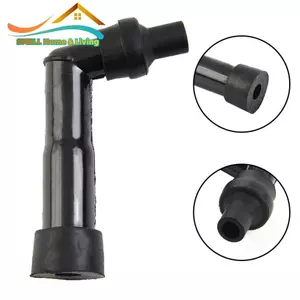1 Cái 10-12mm Xe Máy Bugi Nắp / Vỏ Điện Trở Đen 102o #XD05F-R Mới
