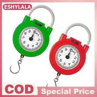 [Bea-t] Cân cơ treo di động 10kg Hành lý cá Cân nhà bếp treo Cân lò xo cầm tay kỹ thuật số có độ chính xác cao [[mới]
