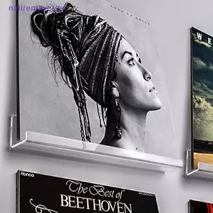 Kệ ghi âm Vinyl trong suốt Giá đỡ treo tường Giá đỡ Album Acrylic Giá đỡ ghi âm hiển thị LP hàng ngày của bạn để trang trí nhà cửa MỚI