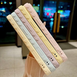 Dành Cho OnePlus Turbo 6 6V Ace 6 6T 5 Racing Ultra 3 Pro 2 Nord 6 5 CE 4 CE5 CE4 Lite 5G Ốp Điện Thoại Tình Yêu Dễ Thương Trái Tim Yêu Thương Quan Sát Lớn Cửa Sổ Màu Hồng Xanh Đơn Giản Vỏ Nhiều Màu Sắc