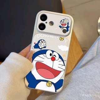 Ốp điện thoại mới nhất họa tiết da cao cấp Doremon miệng to dễ thương Thích hợp cho iphone 17promax / 16 / 15 / 13pro / 13promax / 14pro / 14promax / 15pro Vỏ chống sốc
