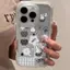 Ốp lưng iPhone 15 họa tiết đồ vật đen trắng tối giản cao cấp không lỗi mốt