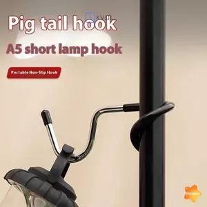 Móc giữ đèn bằng thép không gỉ Móc treo đèn lồng di động và móc treo đèn lồng câu cá Dụng cụ cắm trại ngoài trời mới