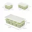 Khay đá viên DAYBREAK, Khuôn đá silicon lưới độc lập hình vuông khổng lồ, linh hoạt không độc hại có nắp Máy làm đá viên Didi Tool
