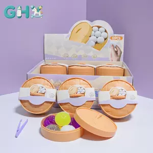 Bộ đồ chơi bánh bao Mini GHX có hộp hấp mềm Squishy 6 chiếc Giảm căng thẳng vui nhộn Cảm giác chơi VN