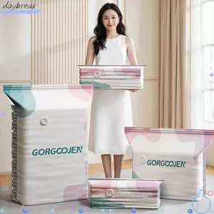 Túi nén DAYBREAK, Túi lưu trữ chân không cỡ lớn bằng nhựa, Túi lưu trữ quần áo tiết kiệm không gian tái sử dụng không cần bơm Sử dụng tại nhà