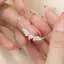 PNPIA- Cánh Trái Tim Tinh Tế Nelace Thời Trang Ngọt Ngào Nelace Cho Nữ Cô Gái Ánh Sáng Sang Trọng Nelace Dự Tiệc Phụ Kiện Trang Sức Quà Tặng