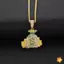 Mặt dây chuyền túi tiền Nelace Phong cách Hip Hop Dollar Ice Out Chain Quà tặng Cubic Zirconia sáng bóng cho bạn bè Phụ kiện dự tiệc mới