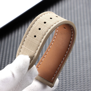 Top Grain Da Thật Chính Hãng Dây Đeo Đồng Hồ 18mm 20mm 22mm Lưới Phát Hành Nhanh Dây Đồng Hồ Thông Minh Handmade Khâu Da Bắp Chân Vòng Tay Dành Cho Nam Nữ