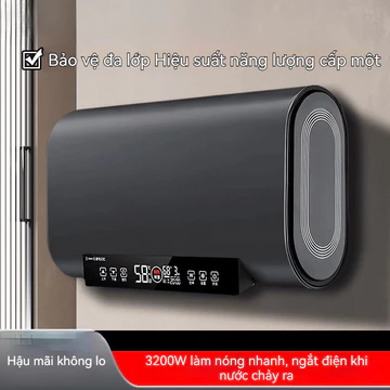 Máy nước nóng điện thùng phẳng gia đình. Máy nước nóng nhanh biến tần kép lưu trữ nước-water heater