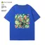 Pikmin4 Pikmin Trò Chơi Hàng Hóa Phong Cách Pixel Cotton Nguyên Chất Tay Ngắn Màu Xanh Hải Quân Áo Thun Nam Nữ Sinh Rời Mùa Hè