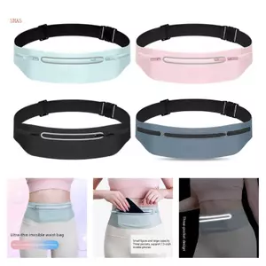 Shas Nhỏ Gọn Tập Thể Dục Eo Gói Vải Nhẹ Túi Thể Thao Phản Quang Viền Giữ Chìa Khóa Điện Thoại Cho Hoạt Động Ngoài Trời