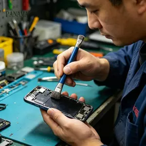 Bàn chải dây tay cầm chuyên nghiệp NAMA Bàn chải làm sạch phòng thí nghiệm bằng thép không gỉ để làm sạch hiệu quả điện tử tiêu dùng