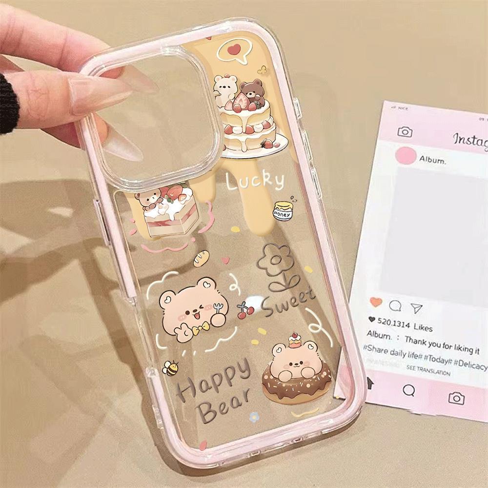 Bánh cừu  cừu nPhù hợp với ốp điện thoại iPhone 16/14/15/12 Pro/ trong một