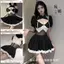 Váy ngắn gợi cảm mới Đồ ngủ phong cách mỏng Bộ đồ ngủ xuyên thấu dành cho nữ Xuân hè Váy ngủ một mảnh cổ chữ V Pure Desire