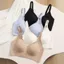 Áo ngực đẩy lên không dây THEGIRL8B, Đồ lót chống sốc Deep V dành cho nữ, Đồ lót chống chảy xệ màu trơn Áo ngực hỗ trợ liền mạch mỏng mùa hè