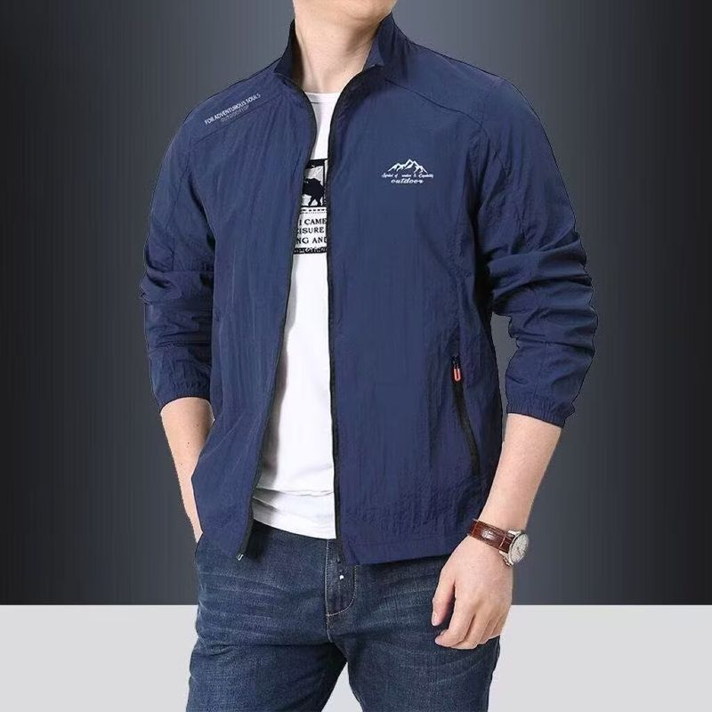 Áo khoác thể thao ngoài trời chống tia cực tím VG dành cho nam, áo gió nhẹ khô nhanh thoáng khí