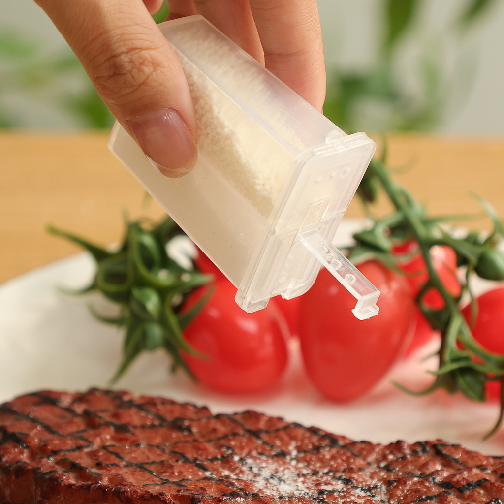 1 / 2 / 3 Hộp đựng gia vị BBQ ngoài trời | Bình lắc gia vị cắm trại có nắp 2 ngăn | Bình Tiêu Muối PP Di Động Dùng Cho Dã Ngoại, Nhà Bếp & Bảo Quản Du Lịch