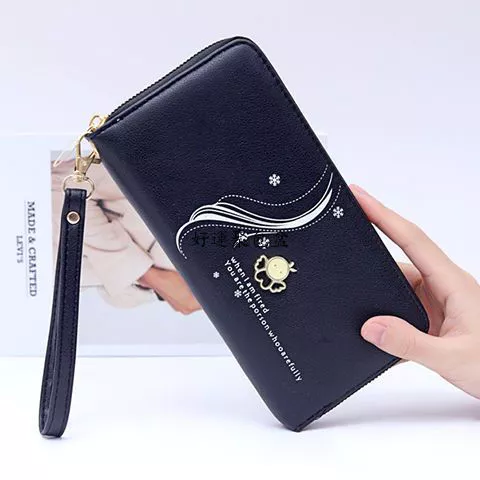 Ví Nữ Dài Đơn Giản Thời Trang Túi Dây Kéo Ví Ví Ví Ví Ví Ví Phong Cách Dây Kéo Thời Trang Đơn Giản Túi Dây Kéo Tiền Xu Ví Nữ Thời Trang Nhật Bản Hàn Quốc Ví Dài – 7