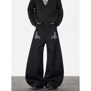 Quần Jean Nam Phong Cách Đường Phố Cao Cấp Kiểu Mỹ, Thoải Mái và Unisex