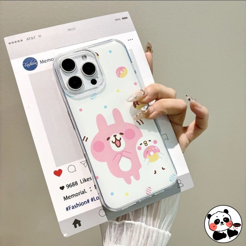 Ốp Điện Thoại Thỏ Dễ Thương Cho iQOO Z10 Z10X Z9 Turbo Pro Plus Z9X Z9S Z8 Z8X Z7 Z7i Z7X Z6 Lite Z5X Z5 Z3 Z1 5G 4G Vỏ Hoạt Hình Gà Con Ins Phong Cách IMD Vỏ