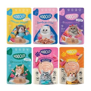 Pate MOOCHIE cho mèo gói 70g 22 vị